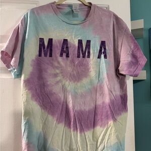 Tie-Dye 'MAMA' T-Shirt